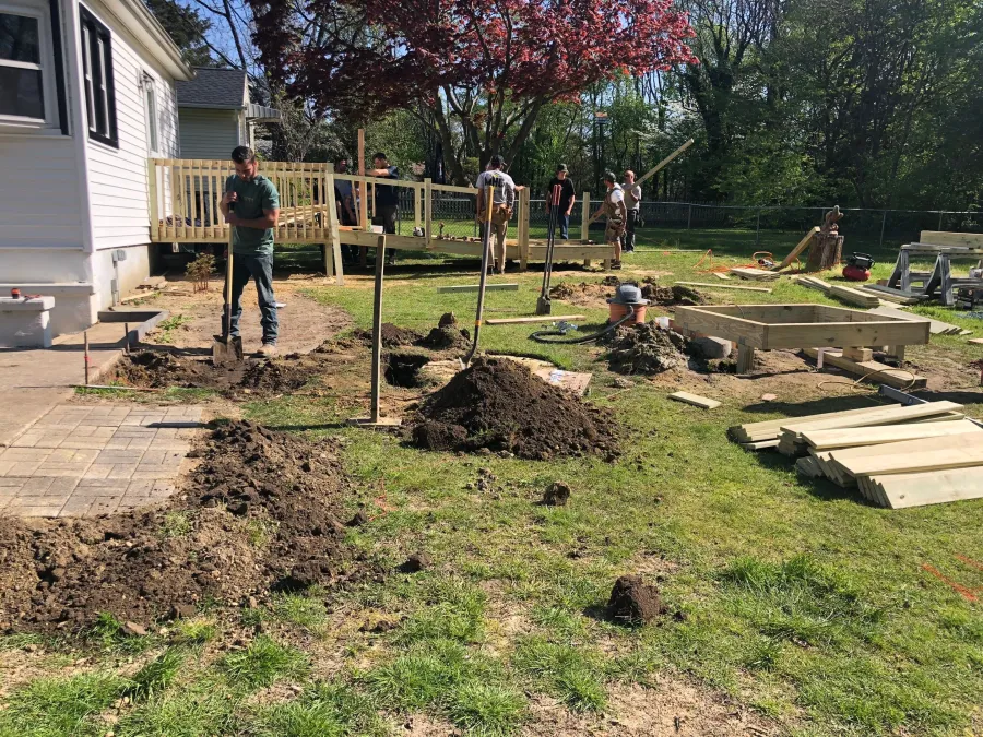 ada ramp community service donated 08096 progress3