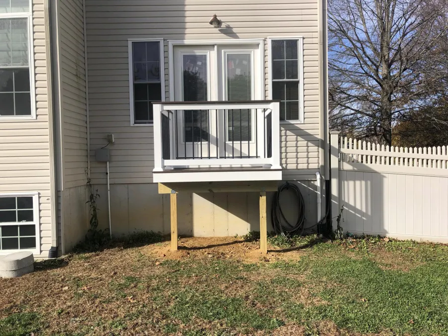 new composite back deck