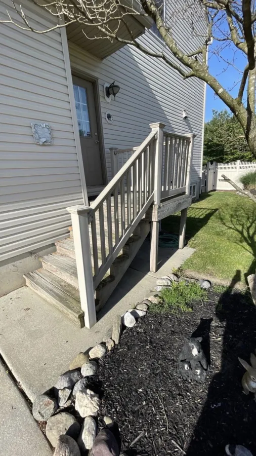 new composite back stairs before1