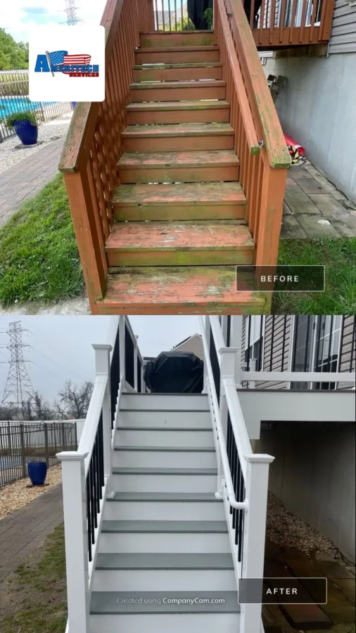 new deck replacement back before and after4