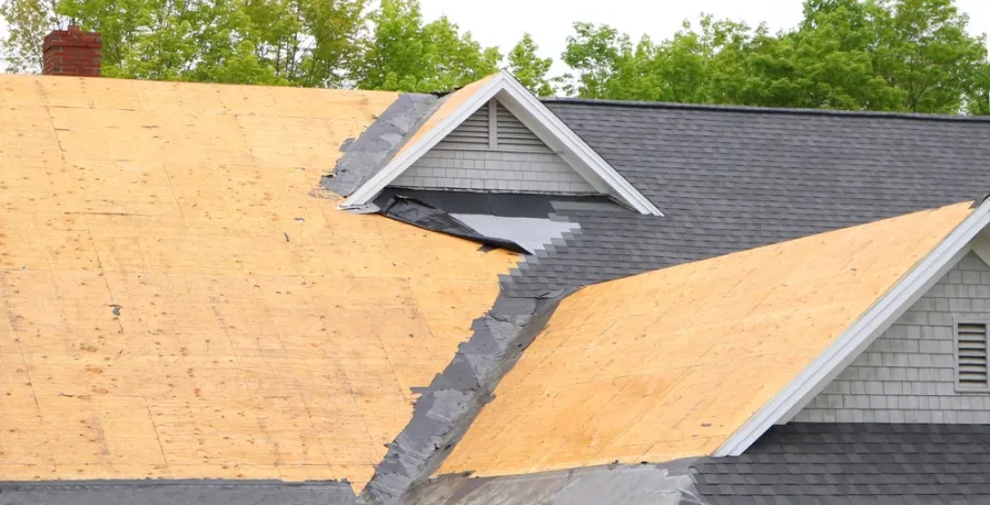 new roof process 