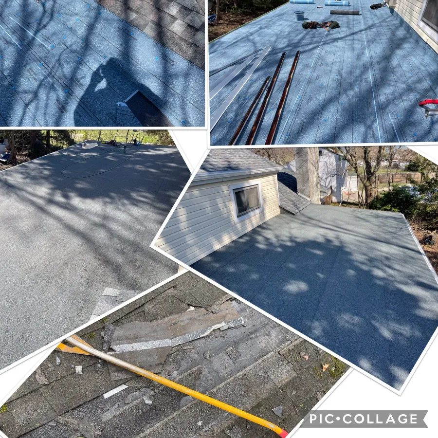 new roof replacement progess pictures