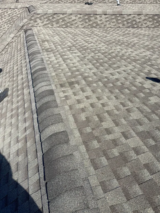 new roof replacement shingles gray certainteed