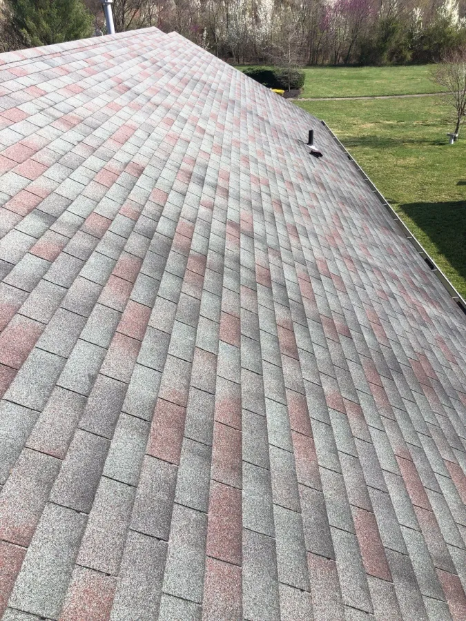 old red gray shingles