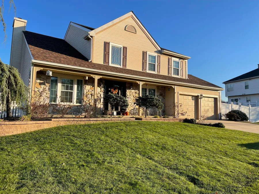 roof replacement porch brown shingles1