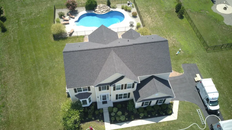 roof replacement shingles gray