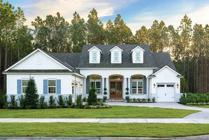 white siding white house dormers roof replacement