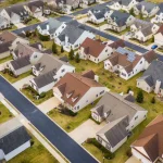 Aerial View Houses Warranty Deptford Nj Ameritech Services Scaled