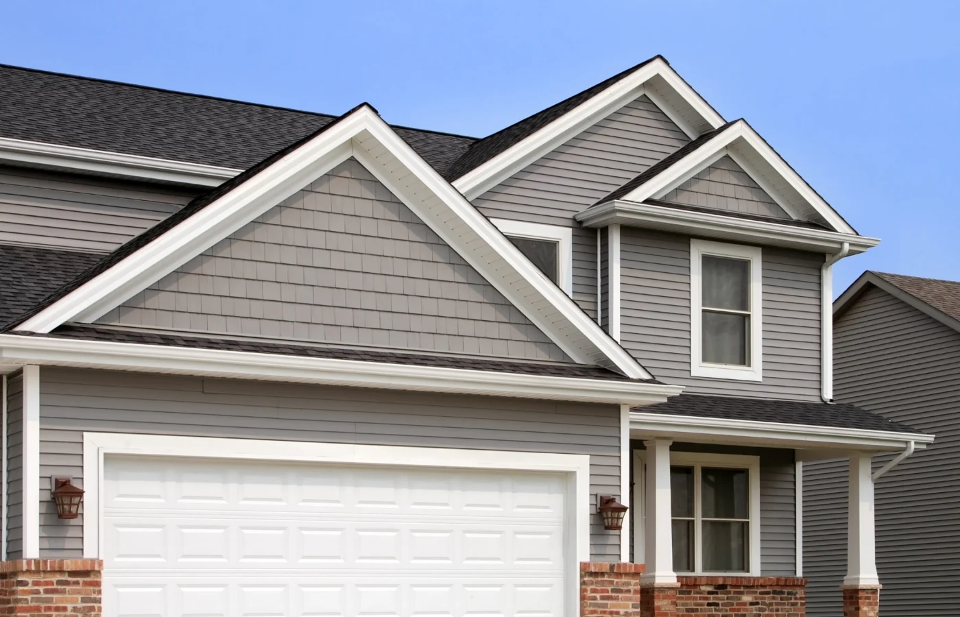 The interior of a home with white walls and newly replaced windows