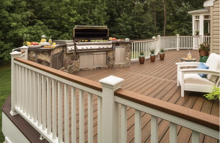New Deck Replacement Brown Composite