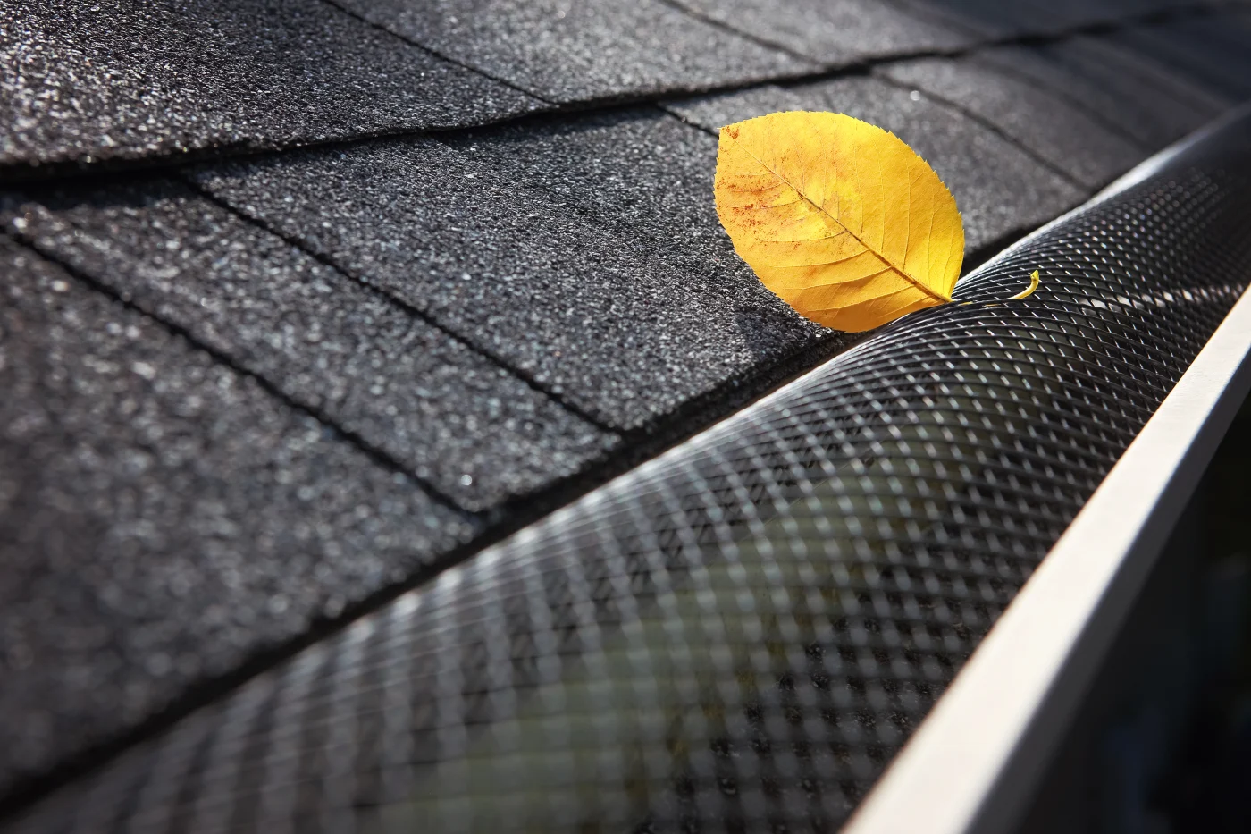 Gutter protection system installed by Ameritech in South Jersey.