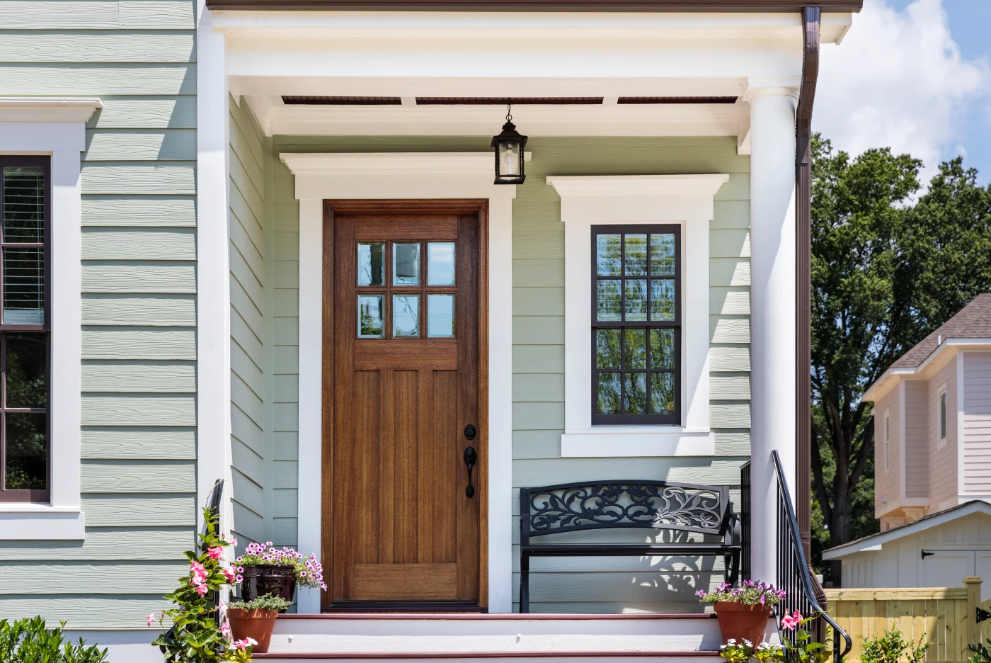 Entry door installed by Ameritech in South Jersey. 