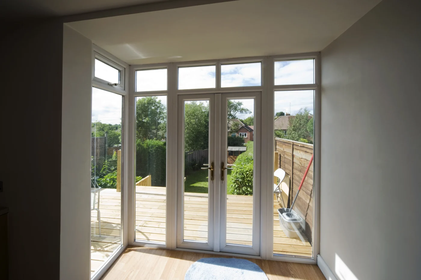 Patio door installed by Ameritech in New Jersey. 
